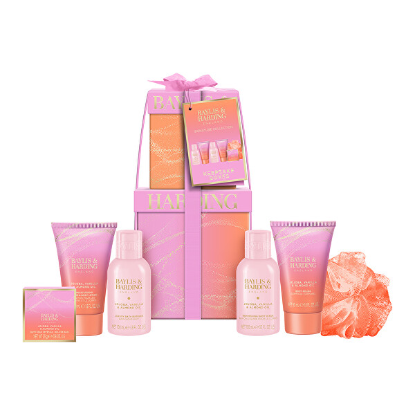 Dárková sada Jojoba, Vanilka & Mandlový olej 6 ks