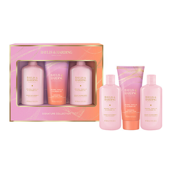 Dárková sada Jojoba, Vanilka & Mandlový olej Signature Collection 3 ks