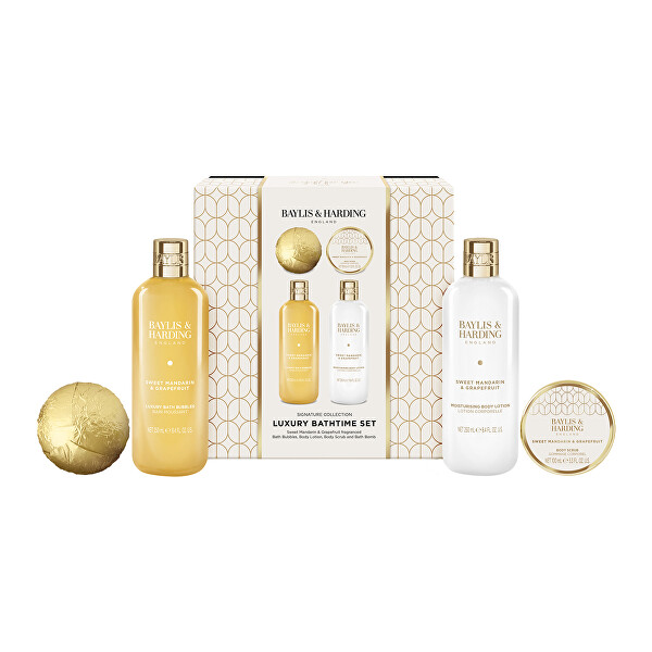 Dárková sada koupelové péče Mandarinka & Grapefruit 4 ks