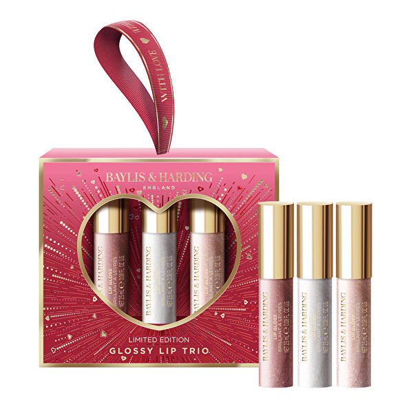 Dárková sada lesků na rty Midnight Cherry 3 x 2,5 ml