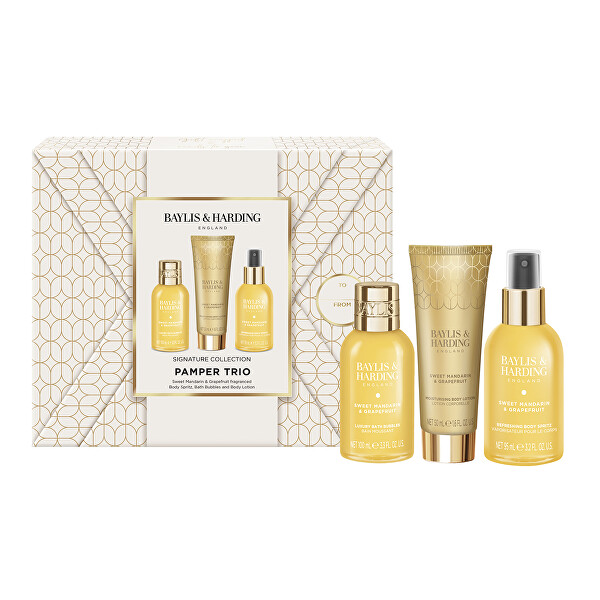 Dárková sada Mandarinka & Grapefruit Set 3 ks
