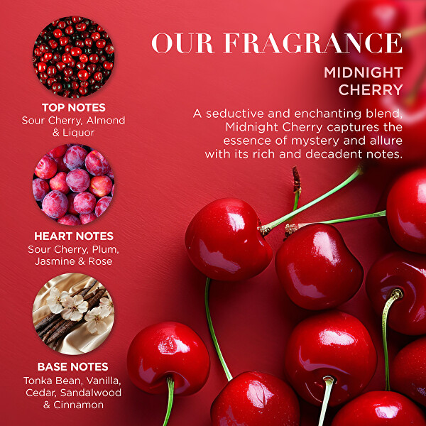 Dárková sada Midnight Cherry 3 × 100 g