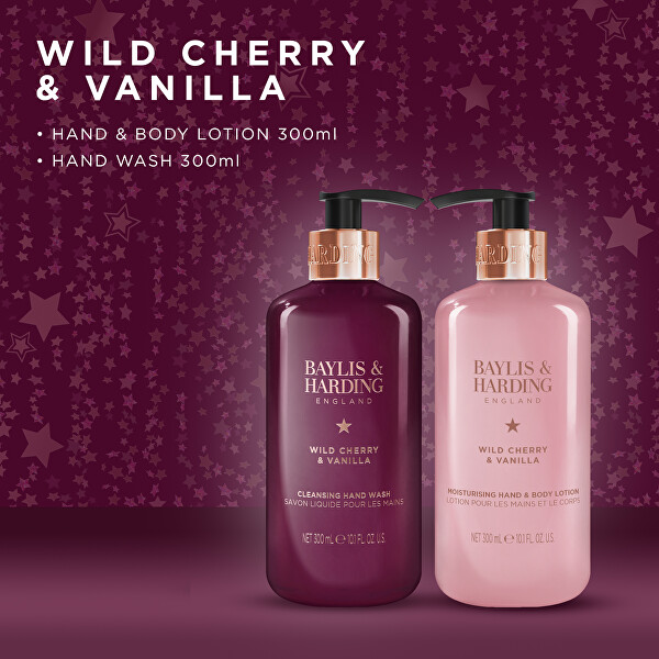 Dárková sada péče o ruce Wild Cherry & Vanilla 2 ks