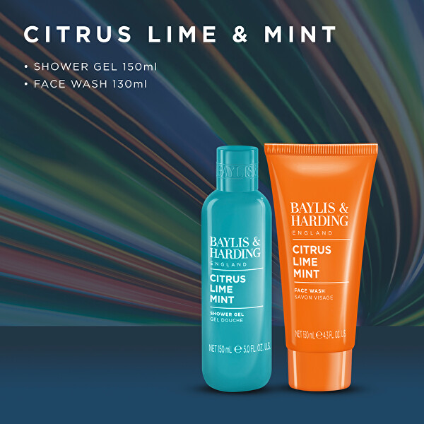 Dárková sada péče o tělo a pleť Citrus, Lime & Mint 2 ks