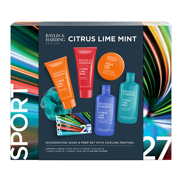 Dárková sada péče o tělo Citrus, Lime & Mint 7 ks