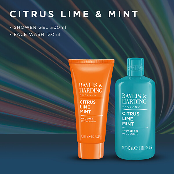 Dárková sada péče o tělo Citrus, Lime & Mint 3 ks