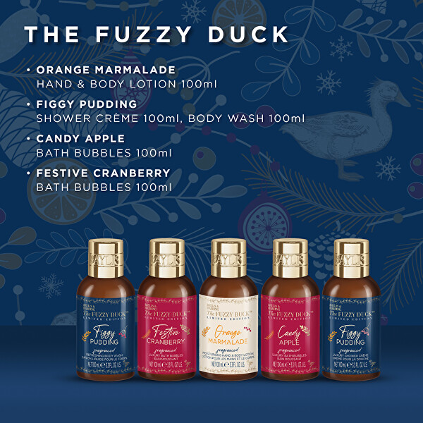 Dárková sada péče o tělo The Fuzzy Duck 5 ks