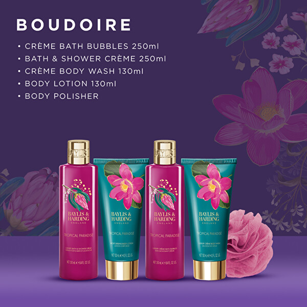 Dárková sada v krabičce Boudoire Tropical Paradise 5 ks