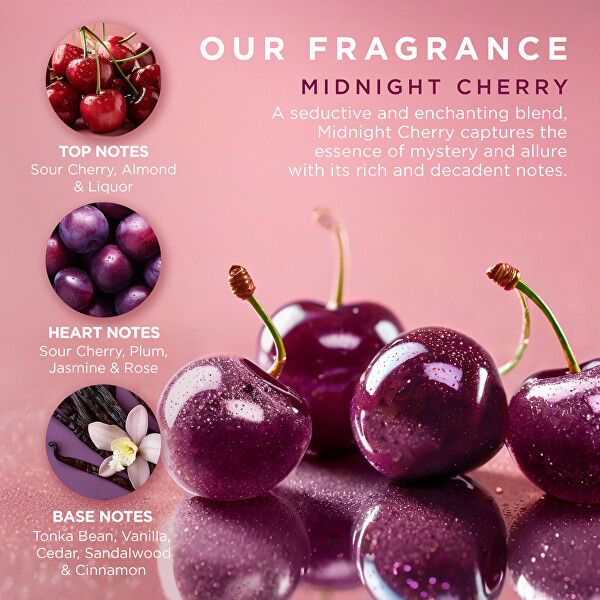 Dárková sada péče o tělo v krabičce Wild Cherry & Vanilla 5 ks