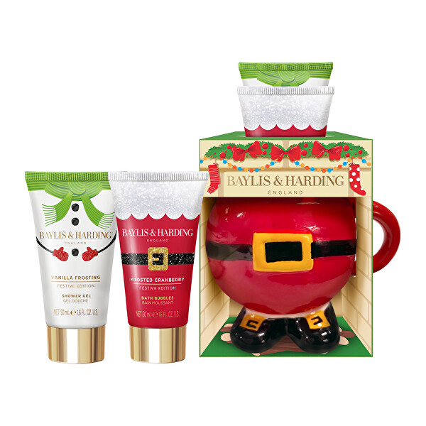 Dárková vánoční sada s hrníčkem Festive Friends 3 ks