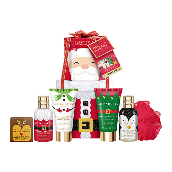 Dárková vánoční sada Santa Festive Friends 6 ks