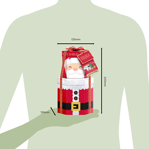 Dárková vánoční sada Santa Festive Friends 6 ks
