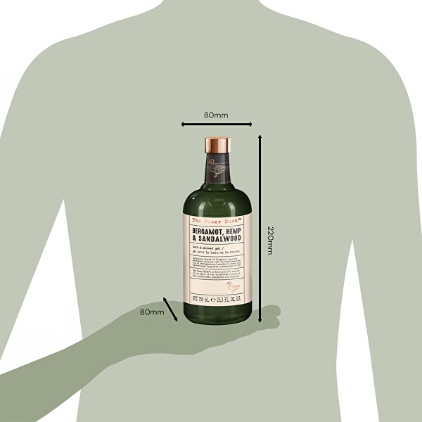 Pánský sprchový gel Bergamot, Hemp & Sandalwood 750 ml