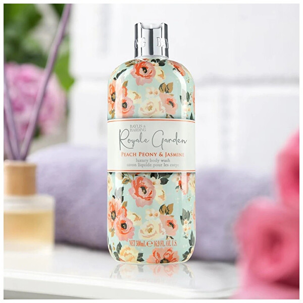 Sprchový gel Peach Peony & Jasmine (Luxury Body Wash) 500 ml