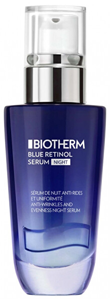 Noční protivráskové pleťové sérum Blue Retinol (Anti-Wrinkles and Evenness Night Serum) 30 ml