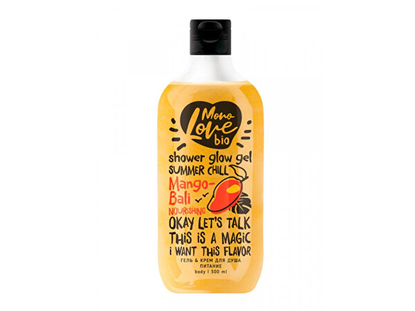 Vyživující sprchový gel Bio MonoLove Mango-Bali (Shower Glow Gel) 300 ml
