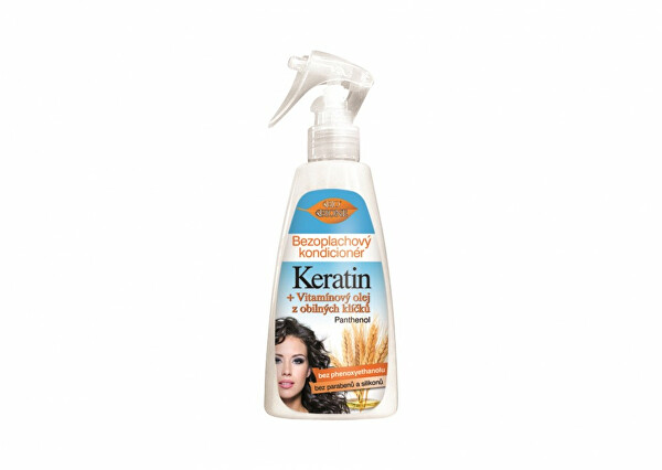 Bezoplachový kondicionér Keratin + Vitamínový olej z obilných klíčků 260 ml