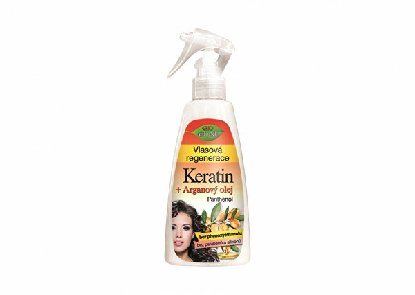 Vlasová regenerace Keratin + Arganový olej s panthenolem 260 ml