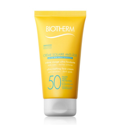 Cremă anti-rid pentru plajă cu factor SPF 50 Créme Solaire Anti-Age (Melting Face Cream) 50 ml