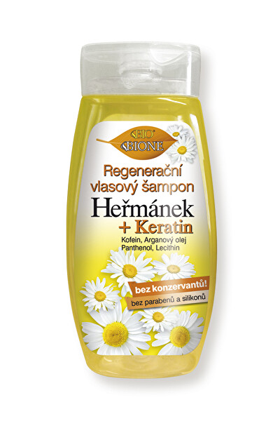 Regenerační vlasový šampon Heřmánek + Keratin 260 ml
