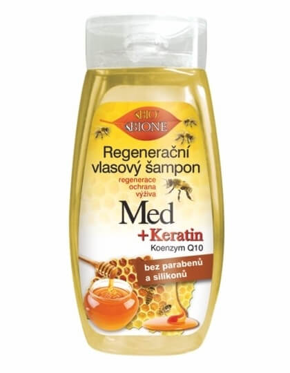 Regenerační vlasový šampon Med + Q10 260 ml