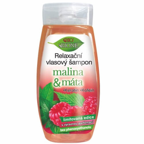 Relaxační vlasový šampon Malina & Máta 260 ml