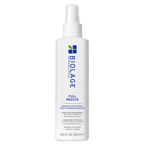 Bezoplachový sprej pro plnější a silnější vlasy Full Rescue (Densifying Leave-In Spray) 250 ml