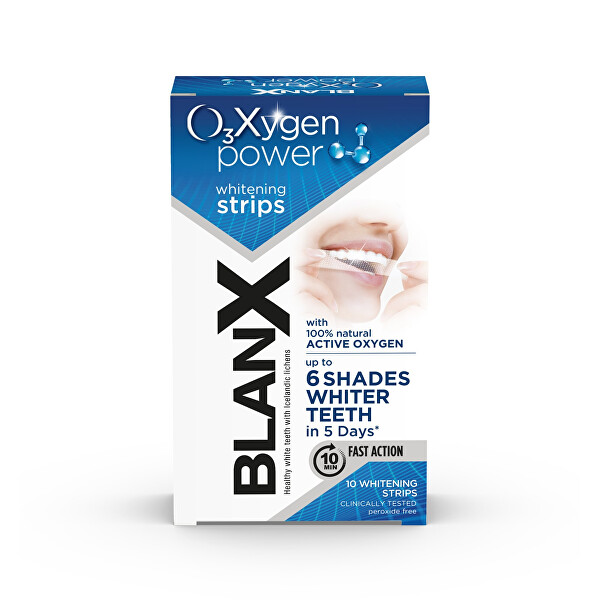 Bělicí pásky na zuby Oxygen Power Whitening Strips 10 ks