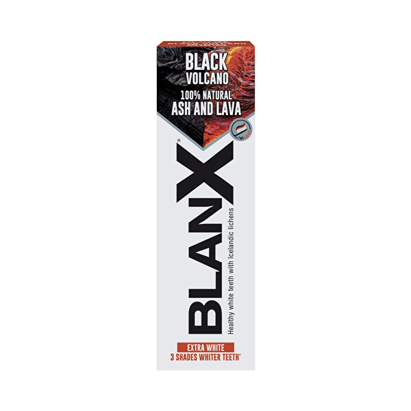 Bělicí zubní pasta Black Volcano 75 ml