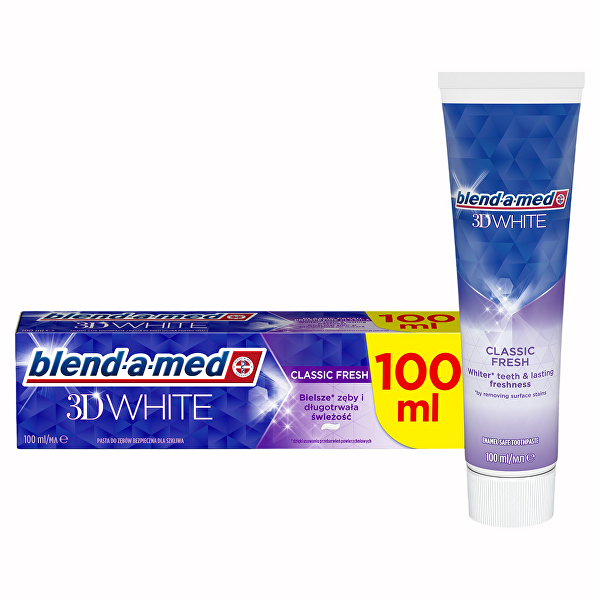 Bieliaca zubná pasta 3D White Classic Fresh 100 ml