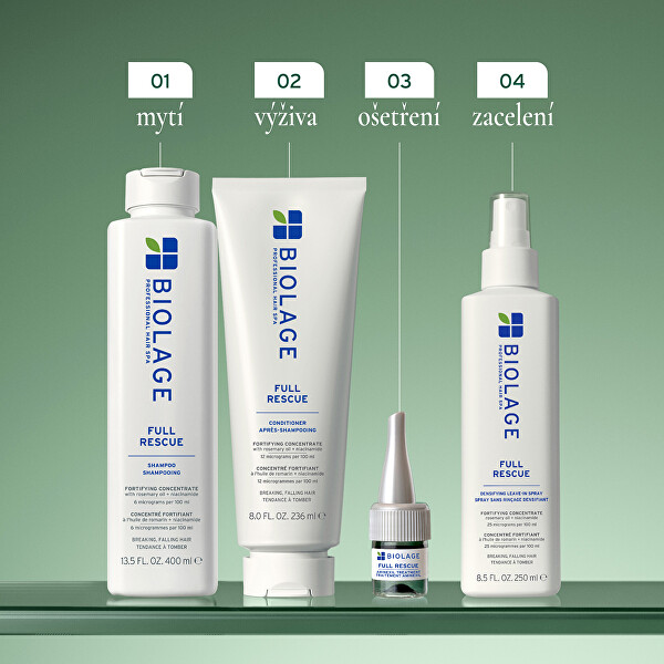 Intenzivní kúra proti padání vlasů Full Rescue (Aminexil Treatment) 6 x 10 ml