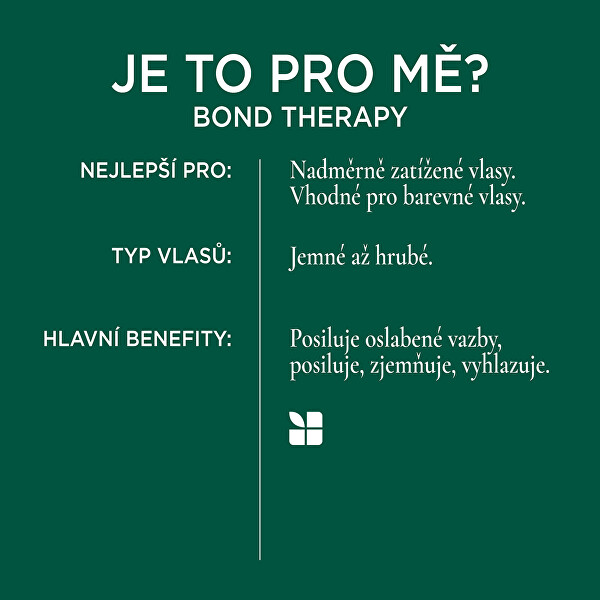 Předšamponová péče pro extrémně poškozené vlasy Bond Therapy (Intensive Treatment) 150 ml