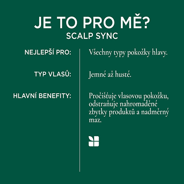 Pročišťující koncentrát na vlasovou pokožku Scalp Sync (Purifying Scalp Concentrate) 200 ml