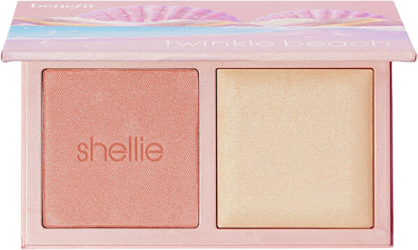 Paletă pentru obraz Twinkle Beach (Blush & Highlighter Duo Palette) 4 g