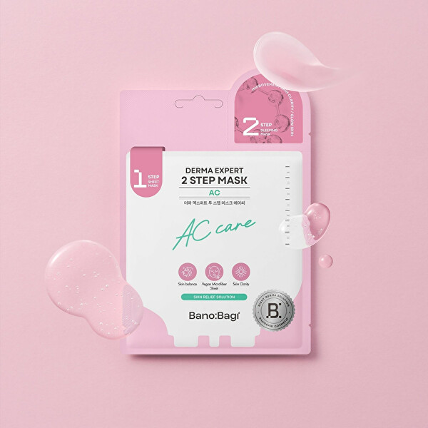 Dvoufázová maska pro problematickou pleť Derma Expert AC (2 Step Mask) 25+2 g