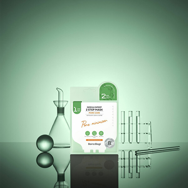 Dvoufázová maska pro redukci rozšířených pórů Derma Expert Pore Care (2 Step Mask) 25+2 g