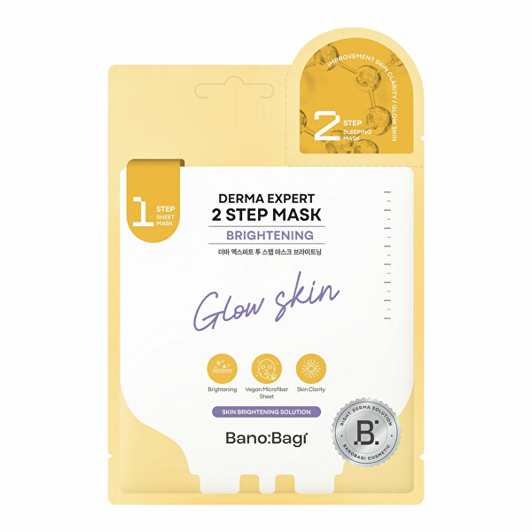 Dvoufázová rozjasňující maska Derma Expert Brightening (2 Step Mask) 25+2 g