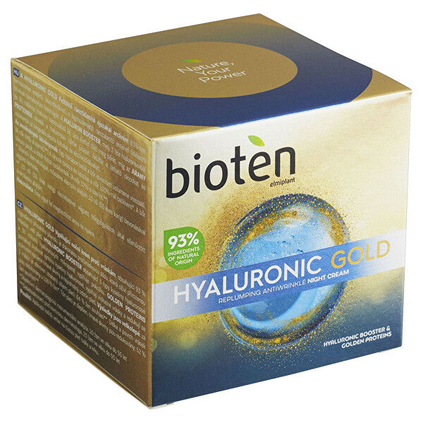 Vyplňující noční krém proti vráskám Hyaluronic Gold (Replumping Antiwrinkle Night Cream) 50 ml