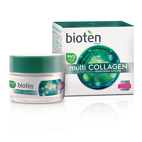 Noční krém proti vráskám Multi Collagen (Antiwrinkle Overnight Treatment) 50 ml
