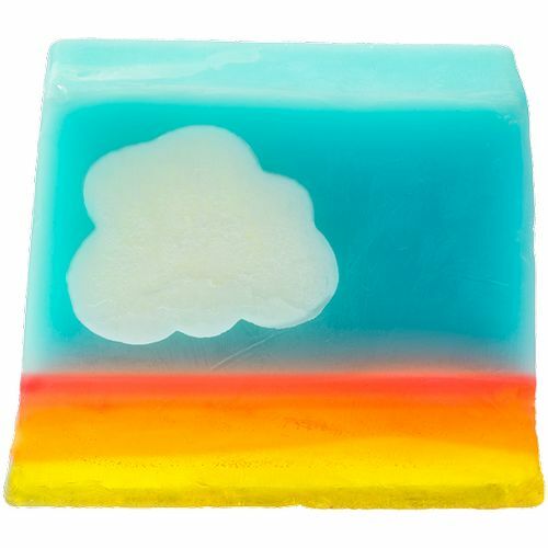 Ručně vyráběné glycerinové mýdlo Paní Modrá obloha (Soap Mrs. Blue Sky) 100 g