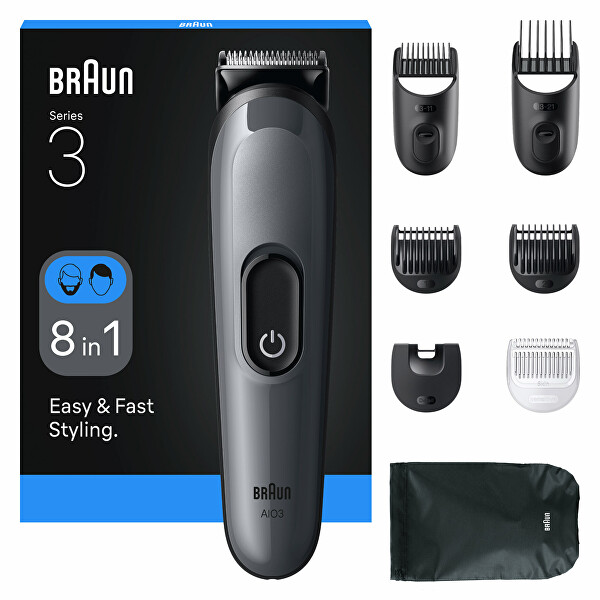 Multifunkční zastřihovač 8v1 Series 3 AIO3540
