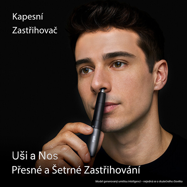 Zastřihovač chloupků v uších a nose EN20