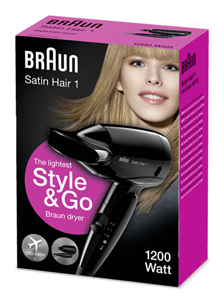 Satin Hair 1 - HD 130 To Go úti hajszárító