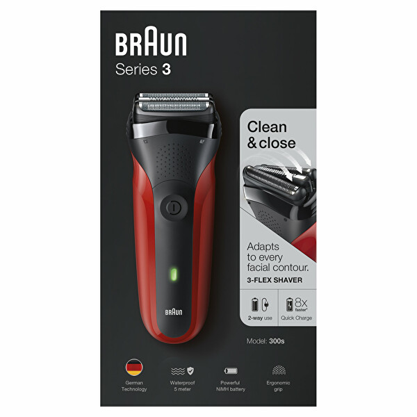 Holicí strojek Series 3 3000s Red