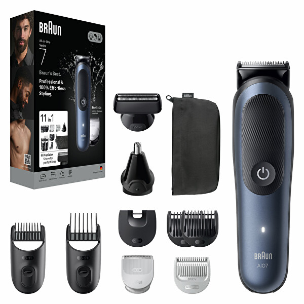 Multifunkční zastřihovač 11v1 Series 7 AIO7540 Dark Blue