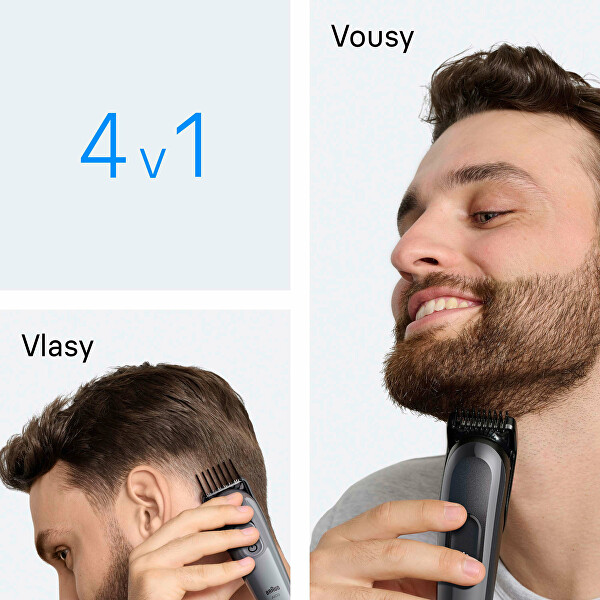 Multifunkční zastřihovač 4v1 Series 3 AIO3500 Grey