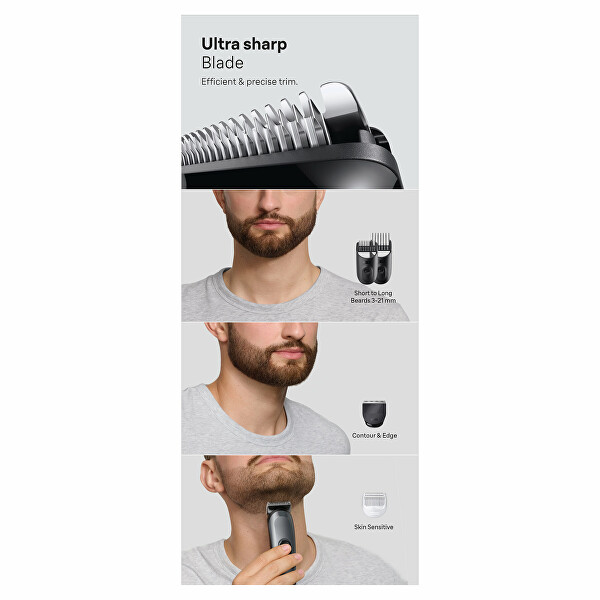 Multifunkční zastřihovač 4v1 Series 3 AIO3500 Grey