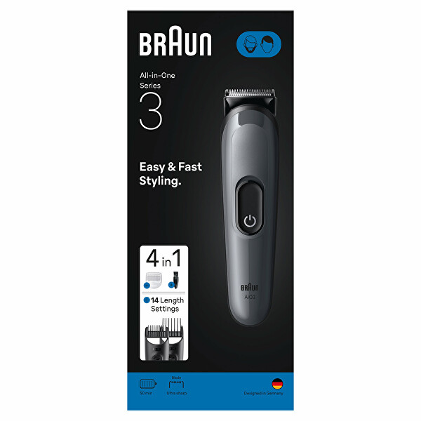 Multifunkční zastřihovač 4v1 Series 3 AIO3500 Grey