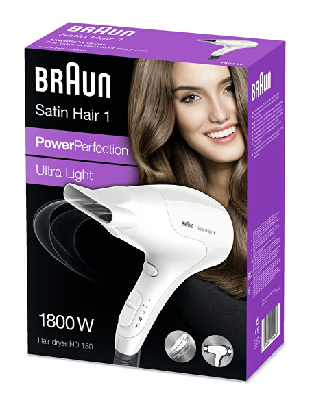 Vysoušeč vlasů Satin Hair 1 - HD 180