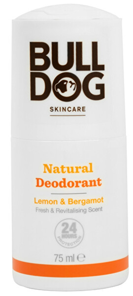 Prírodný guľôčkový dezodorant ( Natura l Deodorant Lemon & Bergamot Fresh & Revita l ising Scent) 75 ml